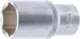 Dugókulcs - crowafej 1/2" 6 lap hosszú 30 mm BGS