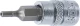 Rátűzőkulcs - crowa+bit 1/4" lyukas imbusz 2,5 mm - BGS