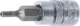 Rátűzőkulcs - crowa+bit 1/4" lyukas imbusz 2,5 mm - BGS