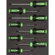 Tálcás SP Tools  "S" Torx csavarhúzó készlet 8db-os