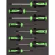 Tálcás SP Tools  "S" Torx csavarhúzó készlet 8db-os