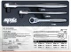 Crowa racsnis kulcs készlet 3 db-os nyomógombos 1/2"-3/8"-1/4" SLIM - SP