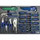 Tálcás SP Tools "M" Fogó + csavarhúzó készlet 35 db-os