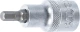 Rátűzőkulcs - crowa+bit 1/2" imbusz  6 mm - BGS
