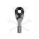 Racsnis fej mini 1/4" / 1/4" 8011 Zyklop Mini 4 Bit - Wera