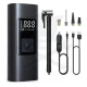 Kompresszor akkus digitális + 4db fej + lámpa + USB Power Bank - Muta