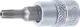 Rátűzőkulcs - crowa+bit 1/4" torx, furatos TPX20 x 38 mm - BGS