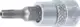 Rátűzőkulcs - crowa+bit 1/4" torx, furatos TPX20 x 38 mm - BGS