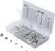 Anyacsavar készlet 150 db-os zárt M3 - M10 - BGS
