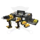 Ütvefúró-csavarbehajtó, szett akkus 18V 2db 1.7Ah - Dewalt