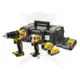 Ütvefúró-csavarbehajtó, szett akkus 18V 2db 1.7Ah - Dewalt