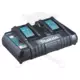 Akkumulátor töltő - 14.4V - 18V Két portos + USB LXT Li-ion - Makita (DC18RD)